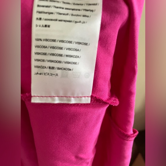 New! FARM Rio Pink Spaghetti Strap Midi Dress - Picture 6 of 7